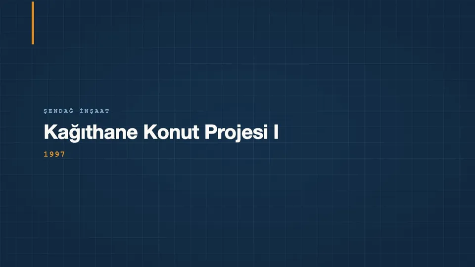 Kağıthane Konut Projesi I