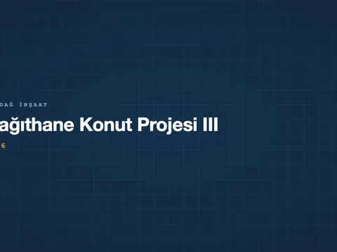 Kağıthane Konut Projesi III